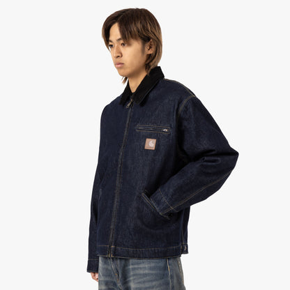 Carhartt WIP OG Detroit Jacket / Denim Blue / Black Rinsed