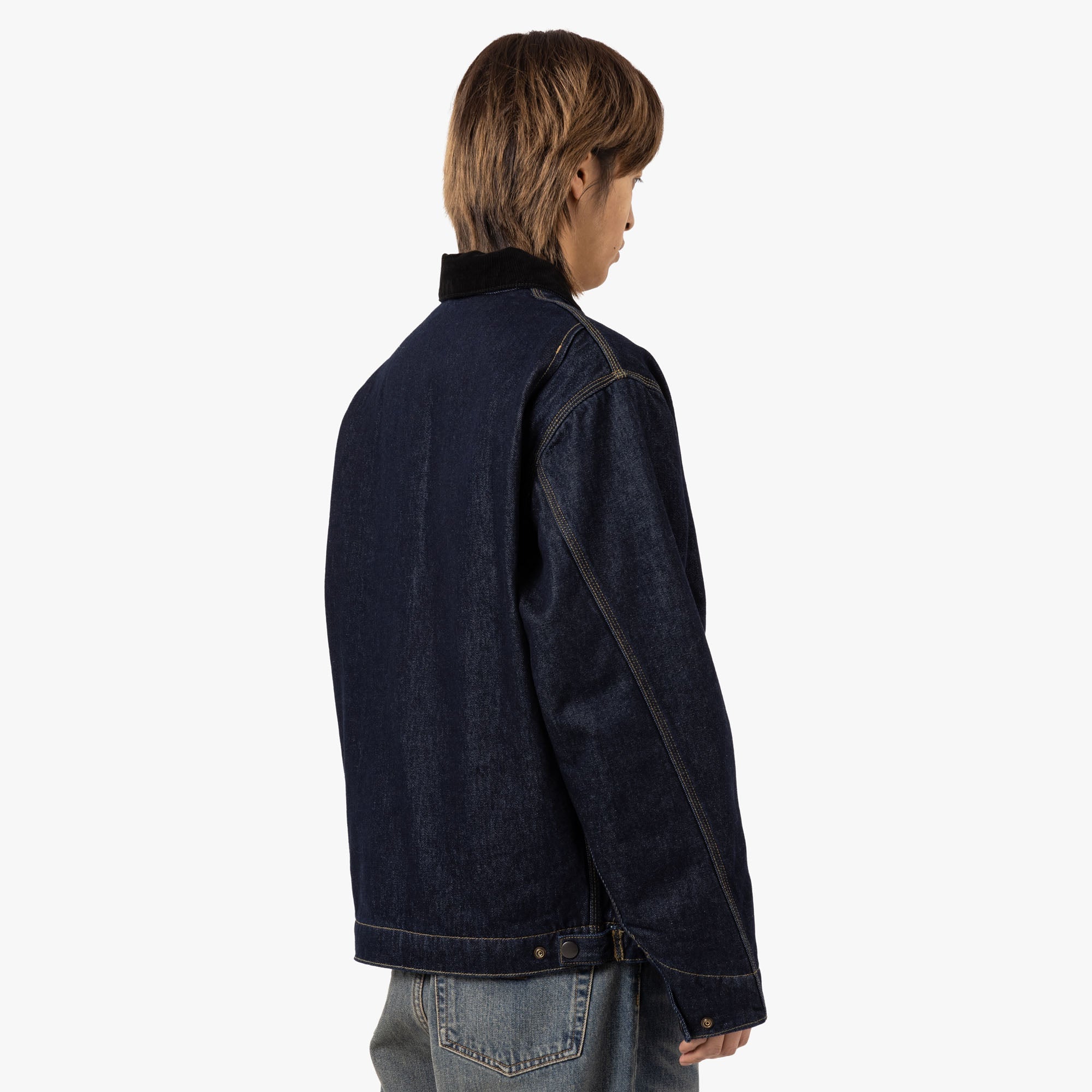Carhartt WIP OG Detroit Jacket / Denim Blue / Black Rinsed