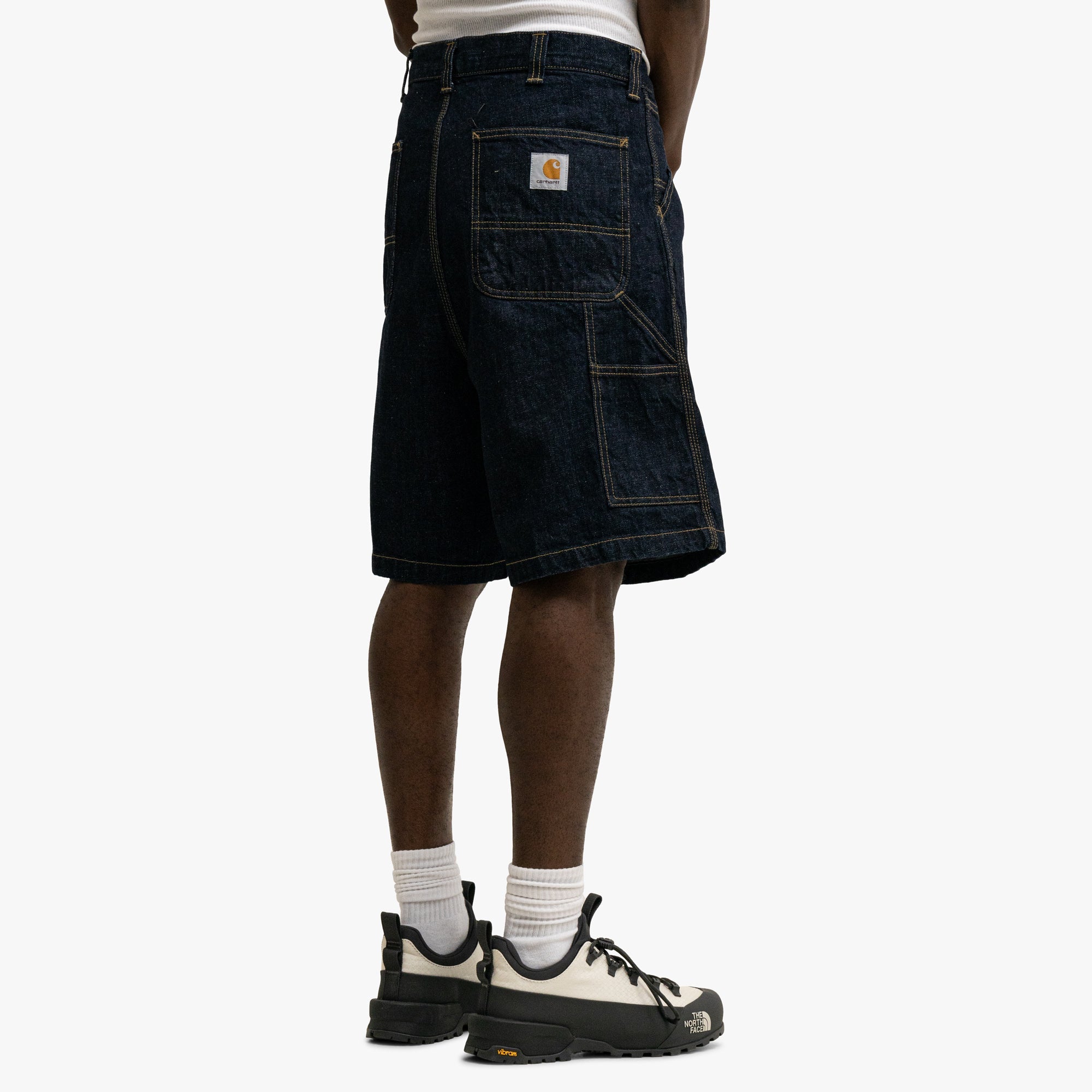 Carhartt WIP OG Single Knee Short Blue Rinsed
