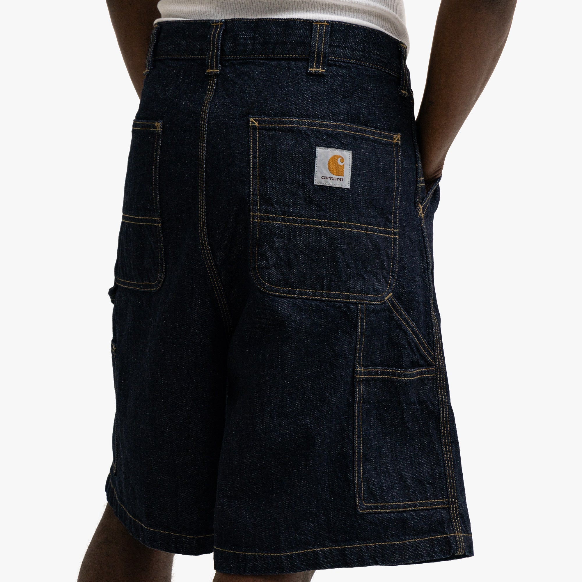 Carhartt WIP OG Single Knee Short Blue Rinsed