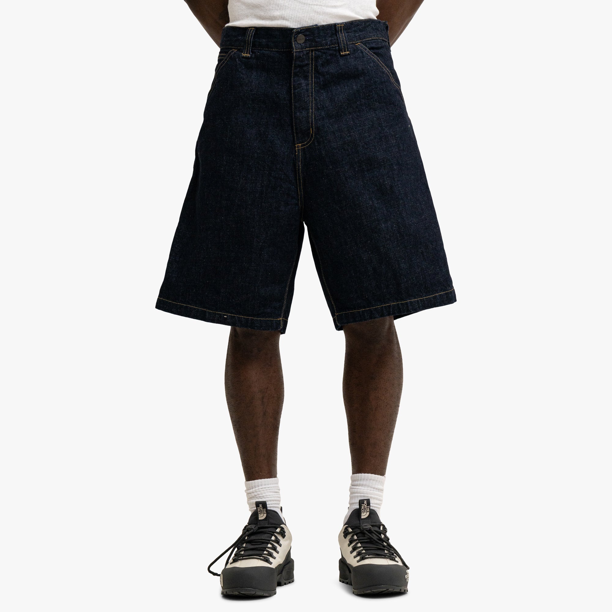 Carhartt WIP OG Single Knee Short Blue Rinsed