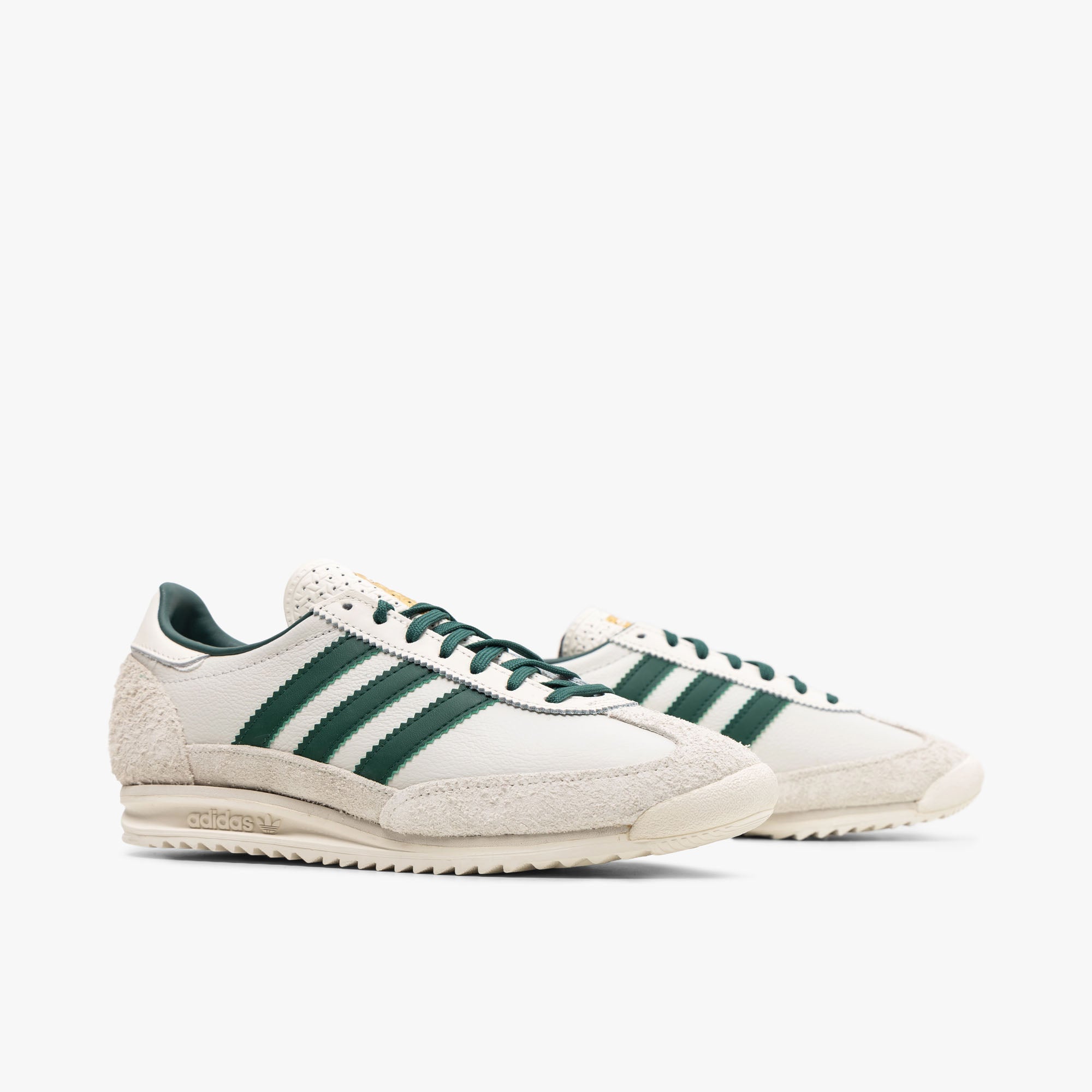 adidas Originals Women's SL 72 OG Off White / Collegiate Green - Orbit Grey