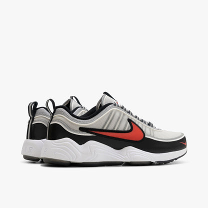 Nike Air Zoom Spiridon Metallic Silver / Sport Red - Black
