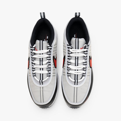 Nike Air Zoom Spiridon Metallic Silver / Sport Red - Black