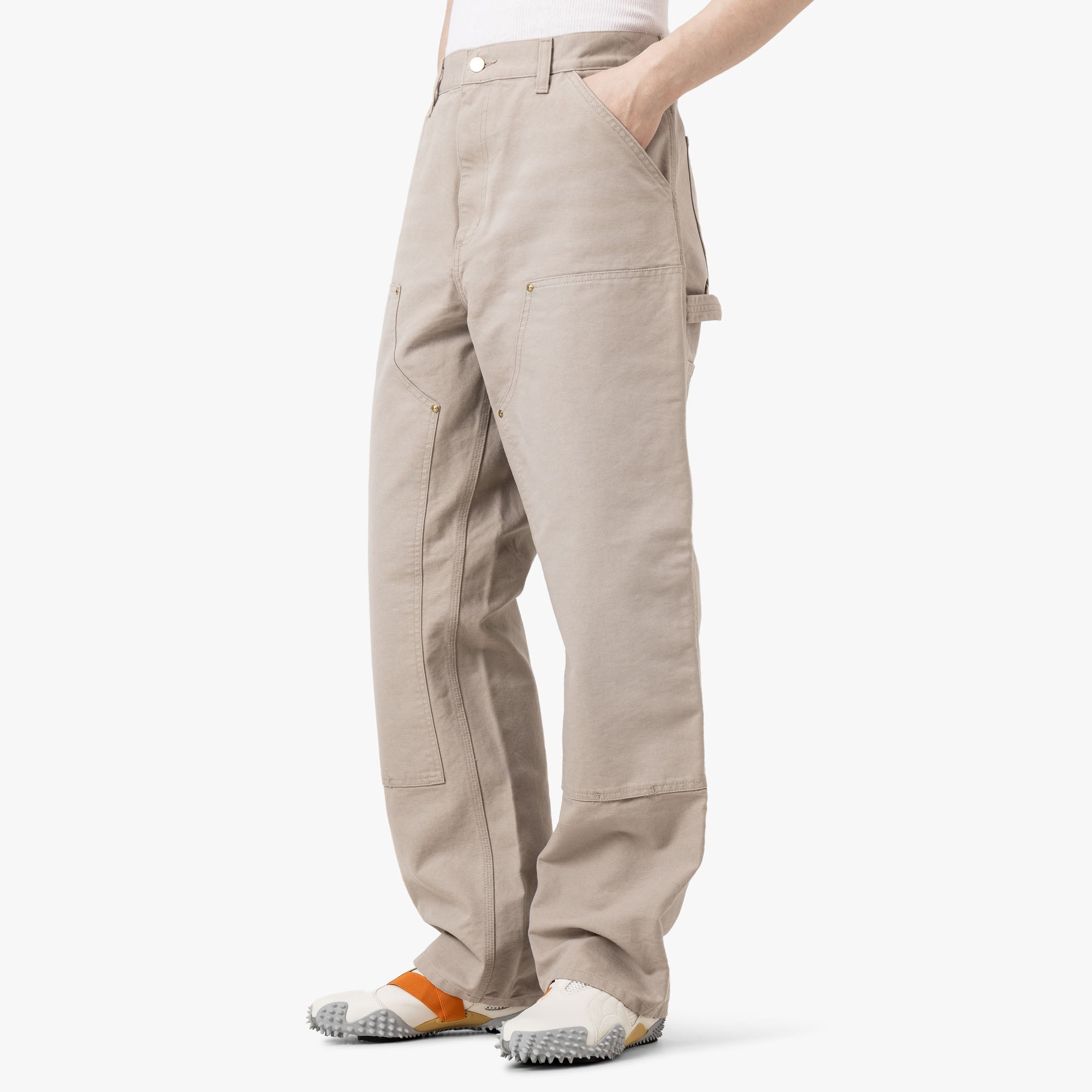 Carhartt WIP Double Knee Pants Beige