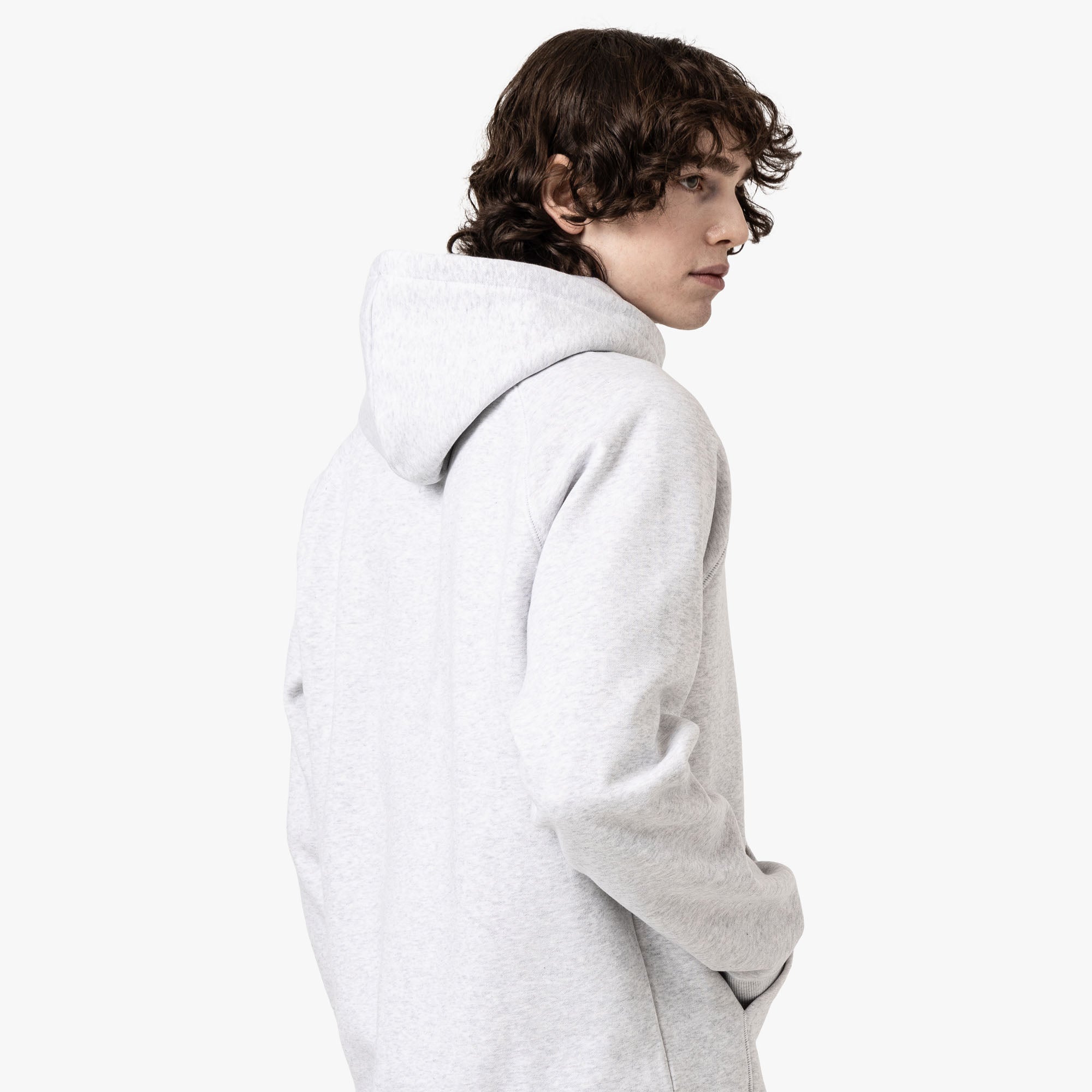 Carhartt WIP Chase Hooded Sweatshirt / Ash Heather