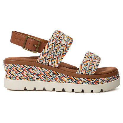 WOMEN'S JAMBU DESTINY SANDAL WEDGE | MULTI