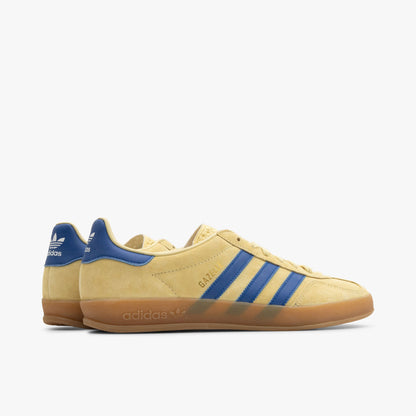 adidas Originals Gazelle Indoor Powder Yellow / Team Royal Blue - Footwear White