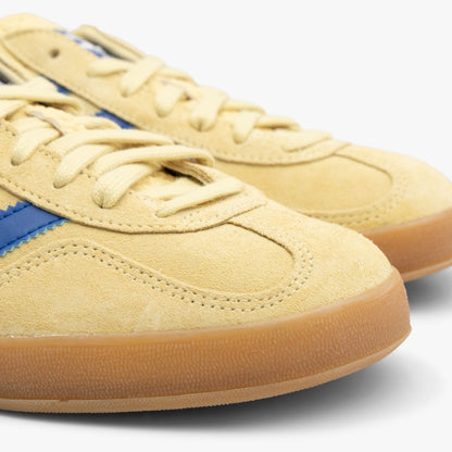 adidas Originals Gazelle Indoor Powder Yellow / Team Royal Blue - Footwear White