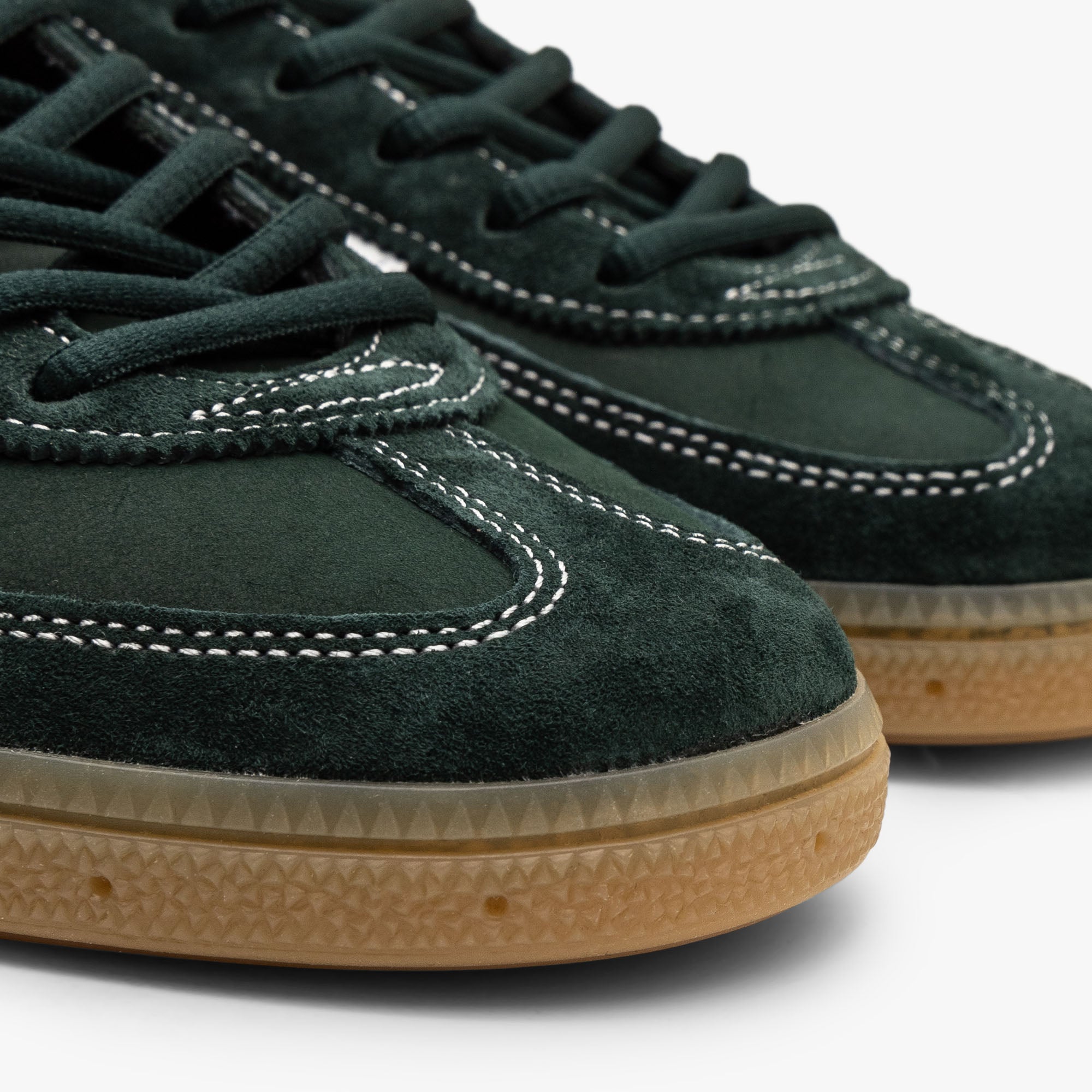 adidas Originals x Sporty & Rich Handball Spezial Dark Green / Cloud White - Gum