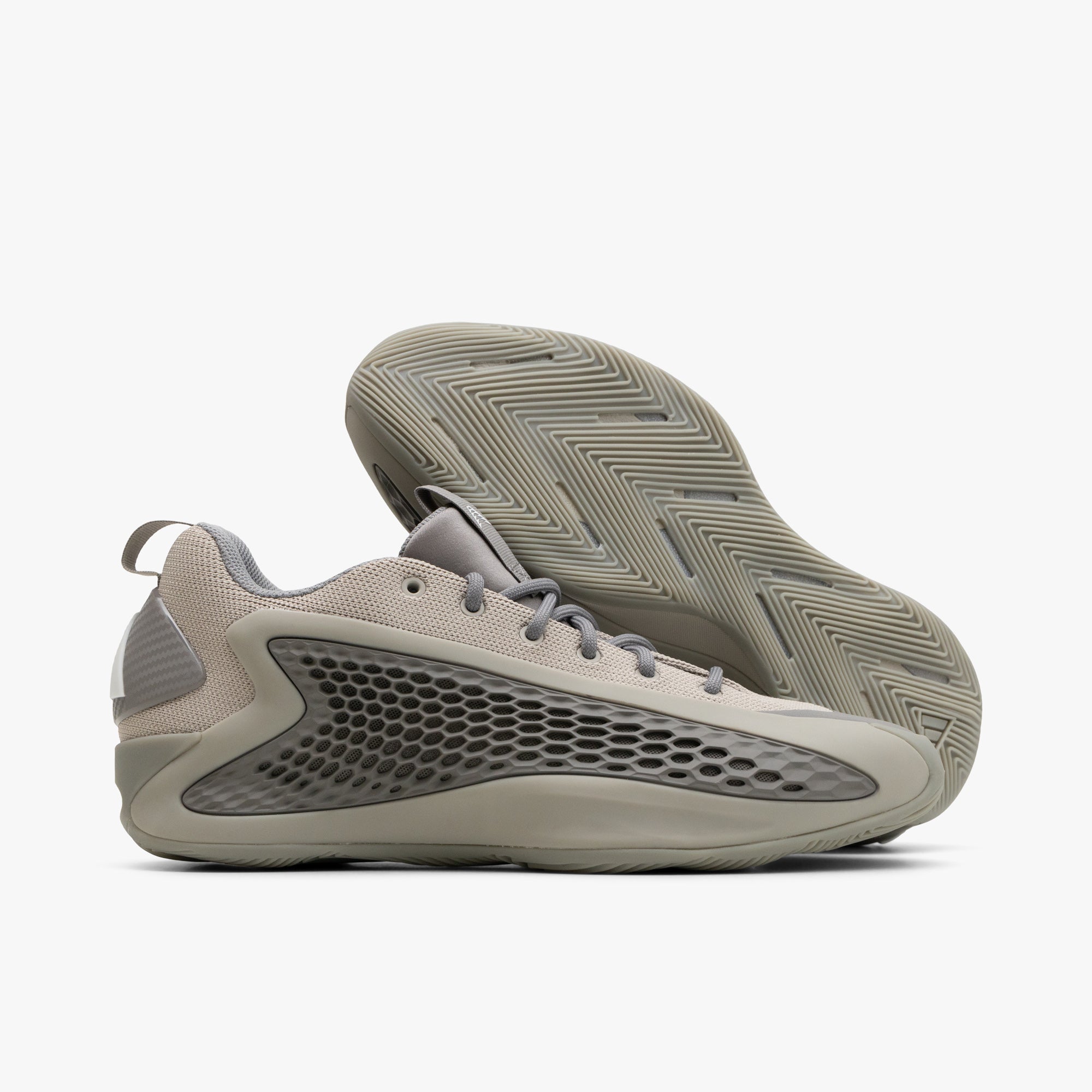 adidas Anthony Edwards 1 Low Metallic Grey / Dove Grey - Cloud White
