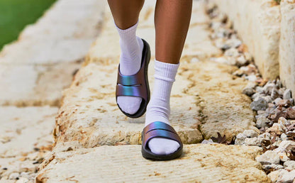 WOMEN'S OOFOS OOAHH  LUXE SLIDE | CALYPSO