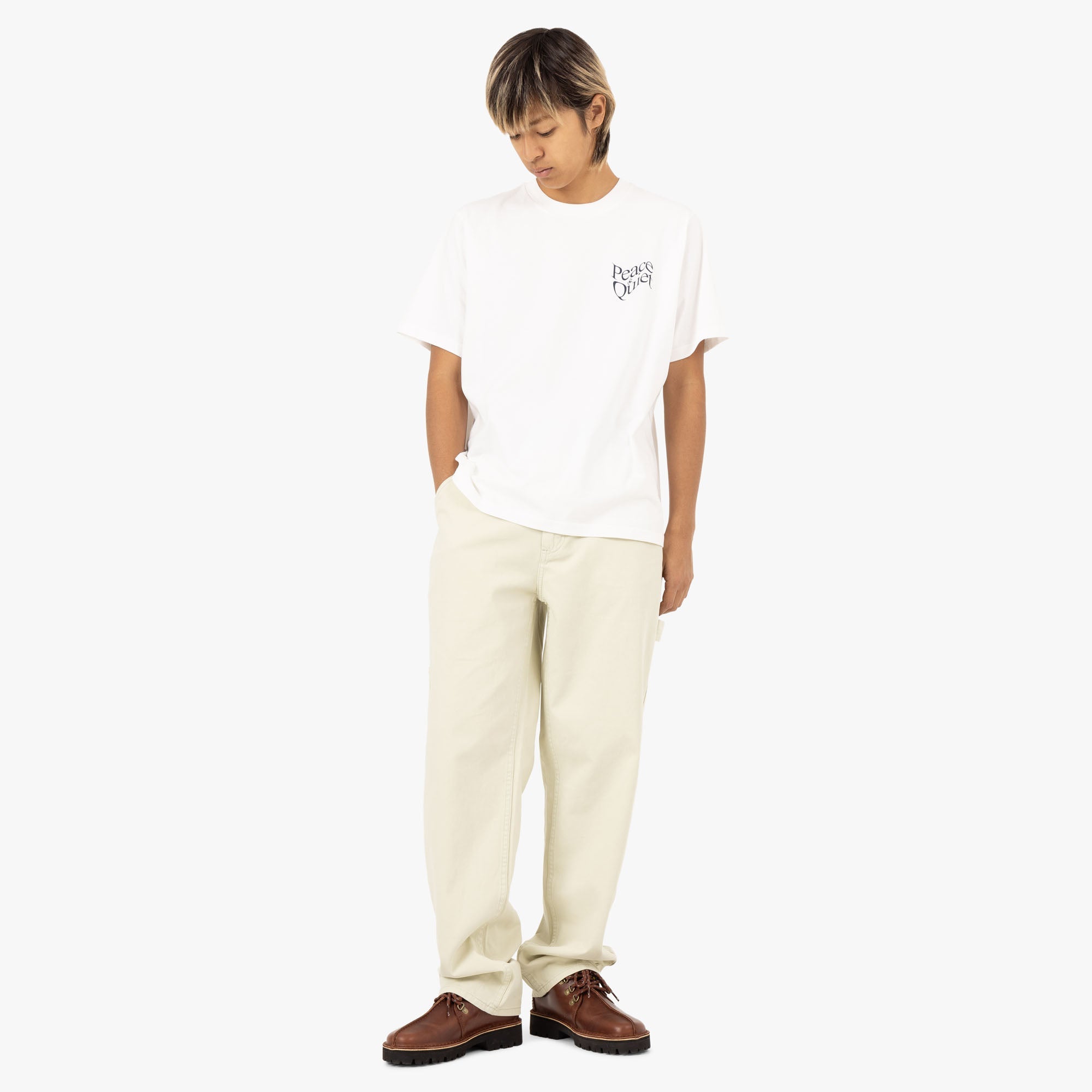 Museum Of Peace & Quiet Warped T-shirt / White