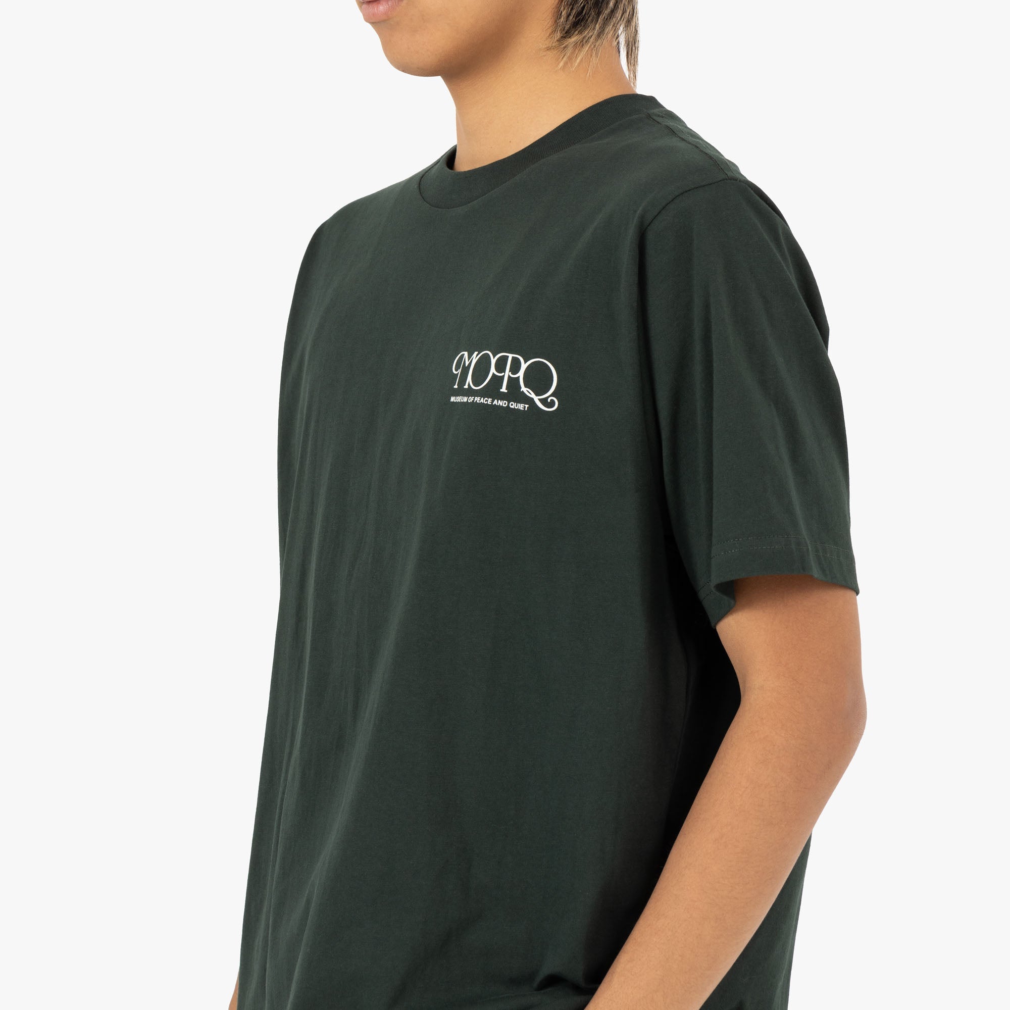 Museum of Peace & Quiet Free Hand T-shirt / Pine