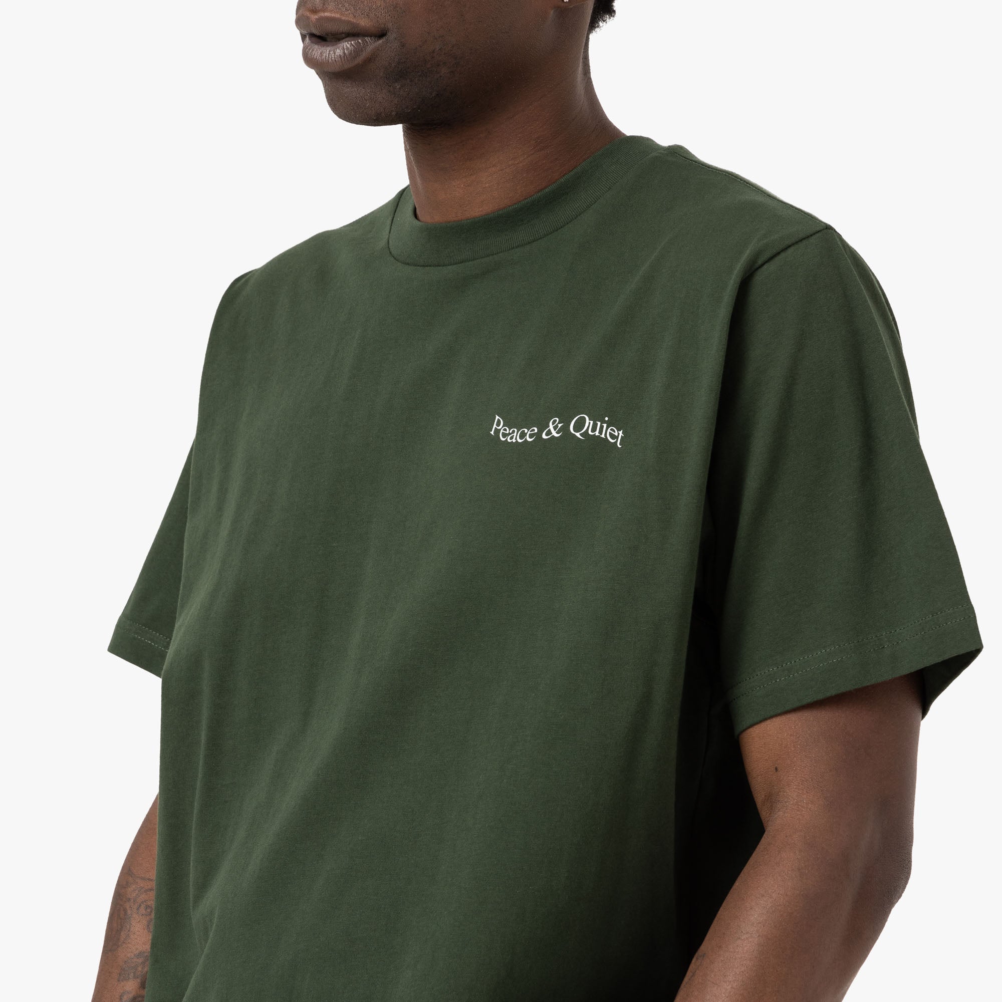 Museum Of Peace & Quiet Wordmark T-Shirt / Forest