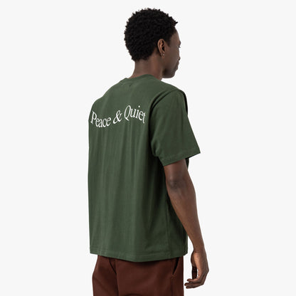 Museum Of Peace & Quiet Wordmark T-Shirt / Forest