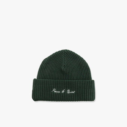 Museum Of Peace & Quiet Signature Rib Knit Beanie / Forest