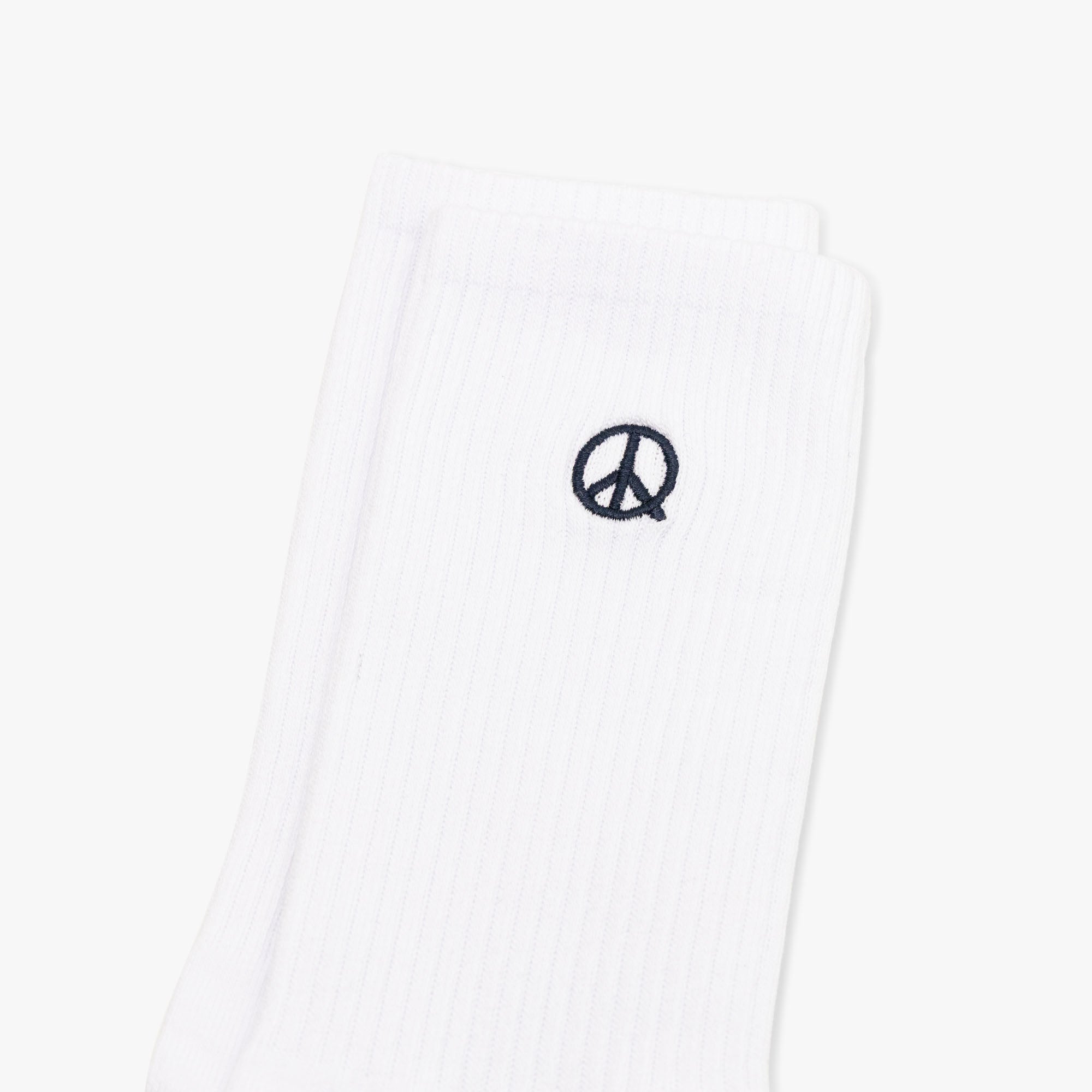 Museum Of Peace & Quiet Icon Socks White