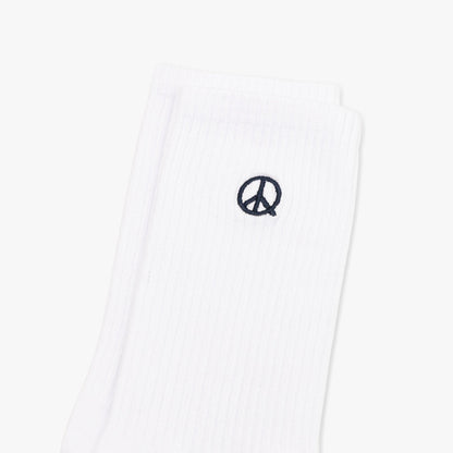 Museum Of Peace & Quiet Icon Socks White