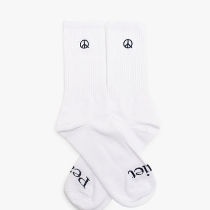 Museum Of Peace & Quiet Icon Socks White