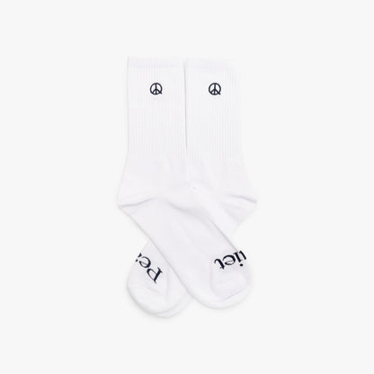 Museum Of Peace & Quiet Icon Socks White