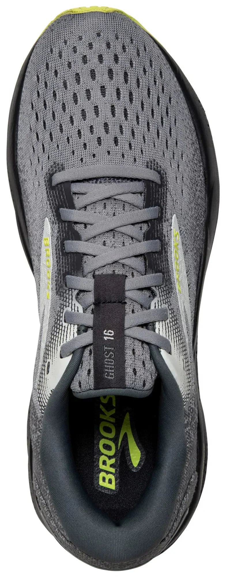 MEN'S BROOKS GHOST 16 | PRIMER / GRAY / LIME