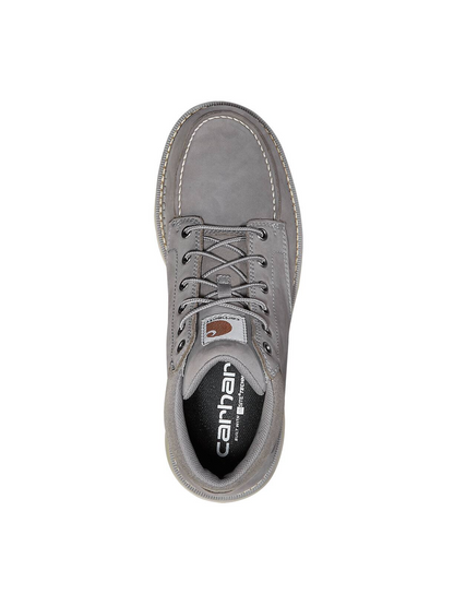 MEN'S CARHARTT MILLBROOK 5" MOC TOE WEDGE BOOT | GREY / SHADOW