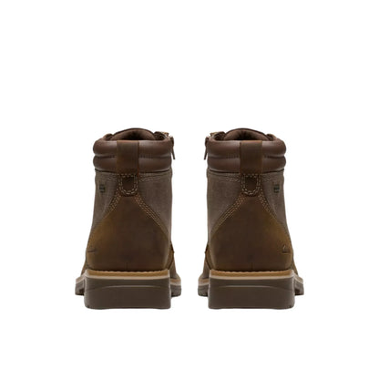 MEN'S CLARKS MORWELL ZIP | BEESWAX LEATHER