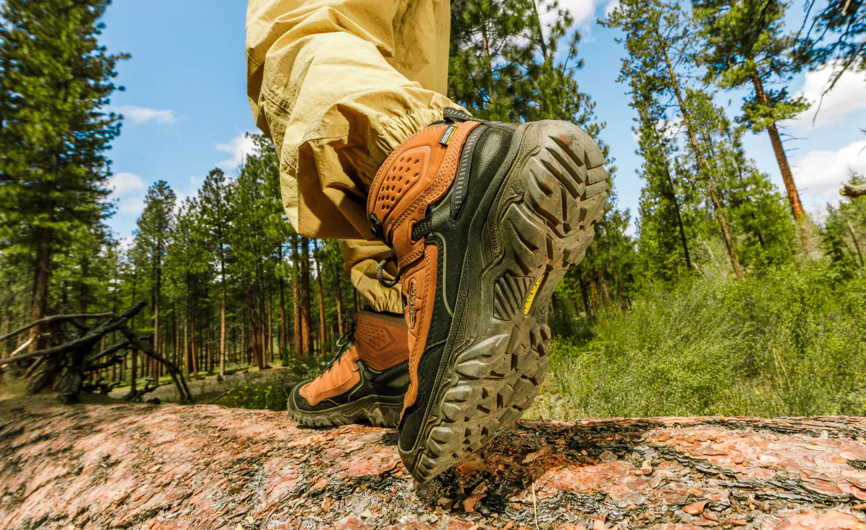 MEN'S KEEN TARGHEE IV WATERPROOF HIKING BOOT | BISON / BLACK