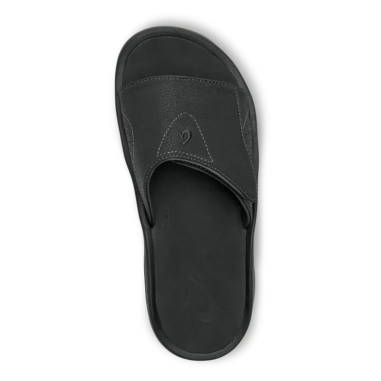MEN'S OLUKAI NALU SLIDE | BLACK