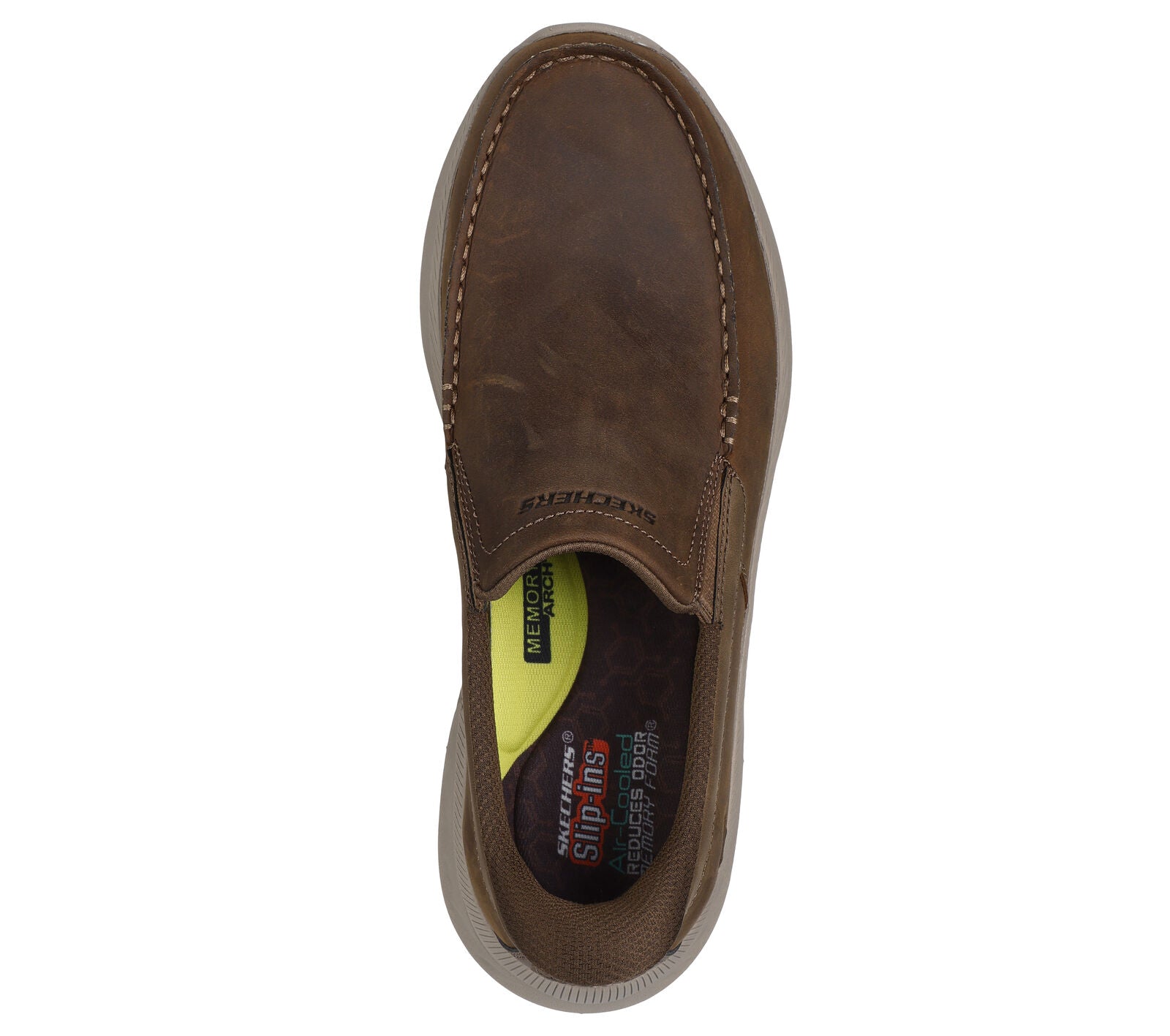 MEN'S SKECHERS SLIP-IN RELAXED FIT: POLLARD - OSGOOD | DESERT