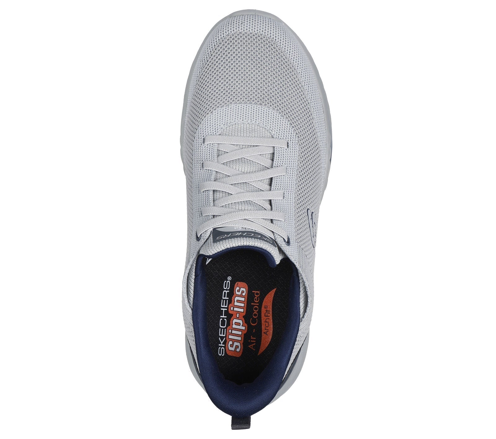 MEN'S SKECHERS SLIP-INS RELAXED FIT: ARCH FIT ORVAN - KINCADE | LIGHT GRAY