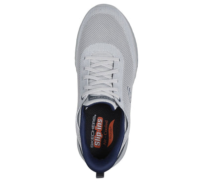 MEN'S SKECHERS SLIP-INS RELAXED FIT: ARCH FIT ORVAN - KINCADE | LIGHT GRAY