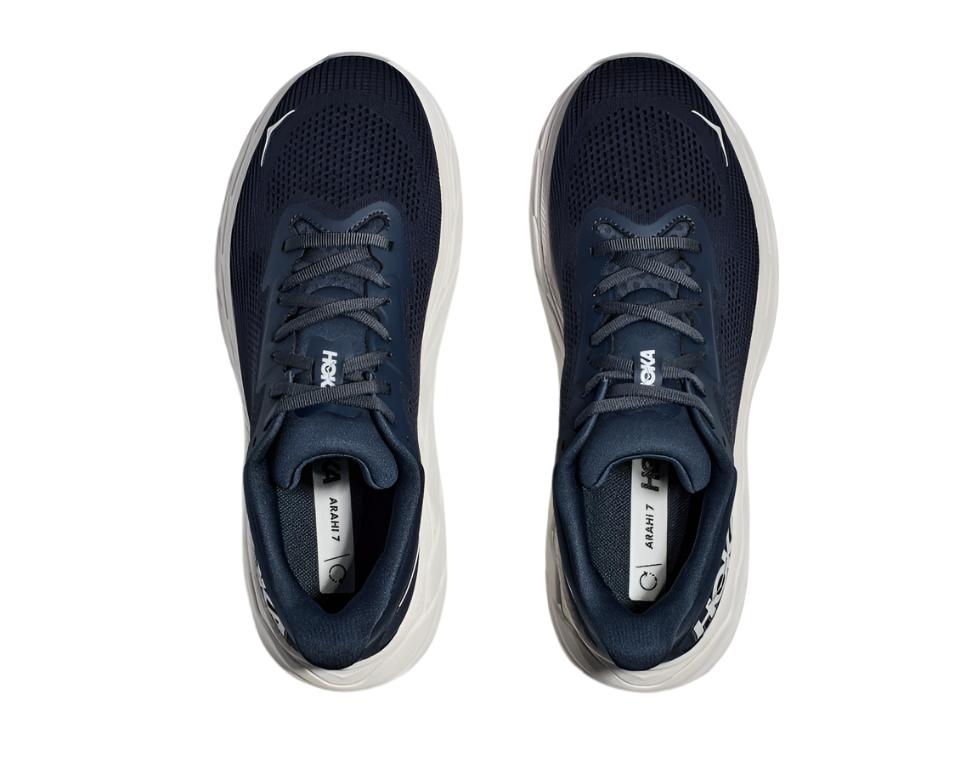MEN'S HOKA ARAHI 7 | OUTER SPACE / WHITE