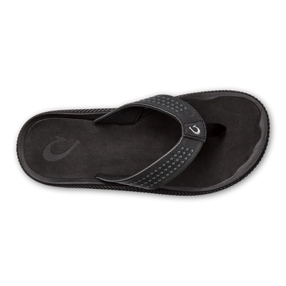 MEN'S OLUKAI ULELE | BLACK / BLACK