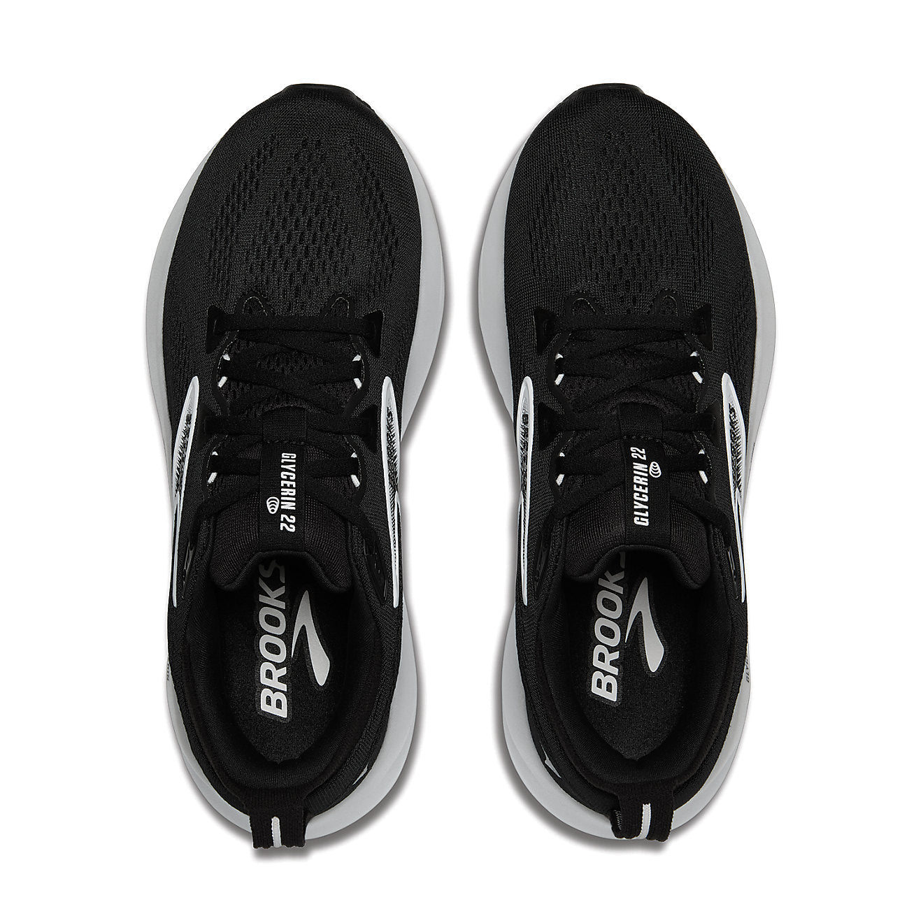 MEN'S BROOKS GLYCERIN 22 | BLACK / GREY / WHITE