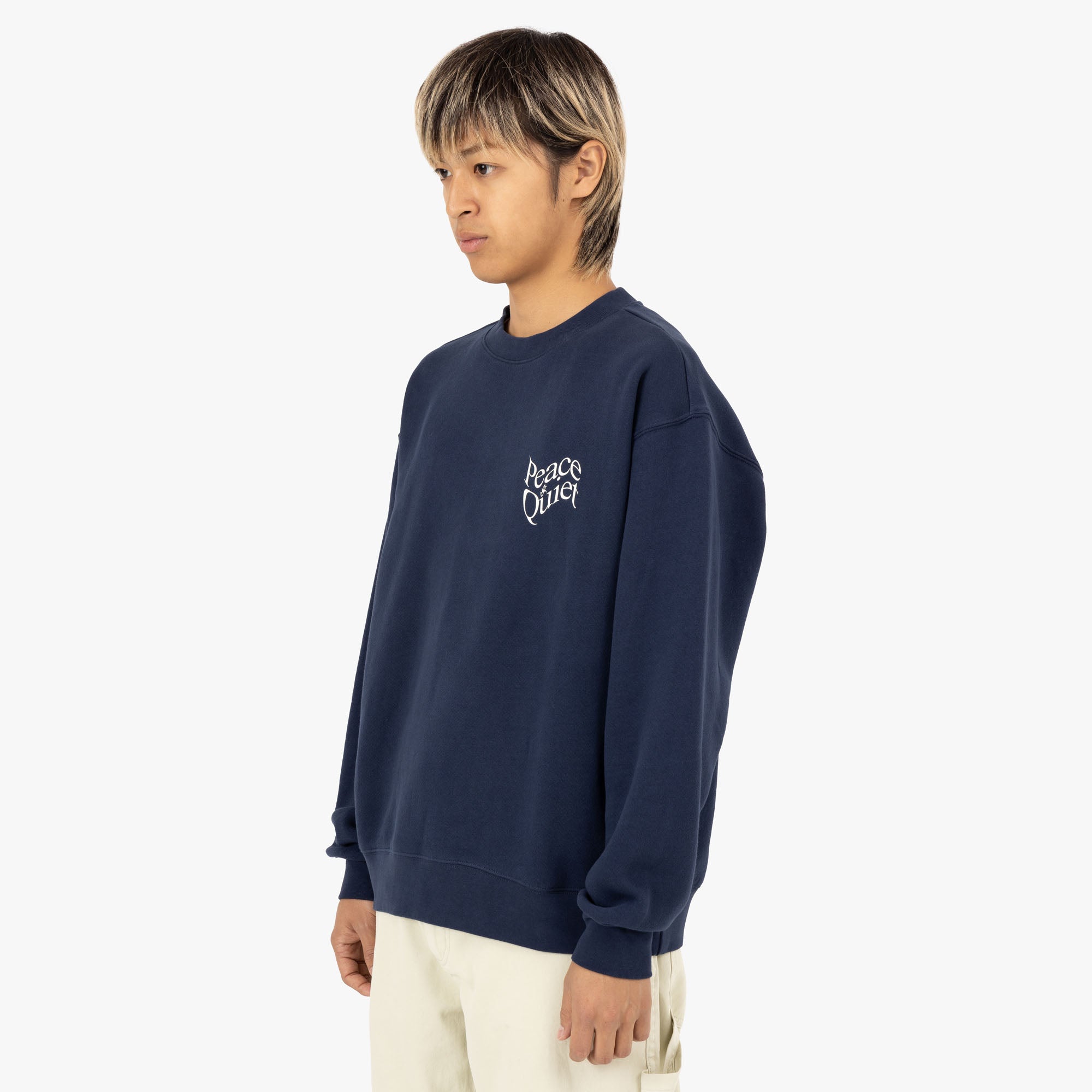 Museum of Peace & Quiet Warped Crewneck / Navy