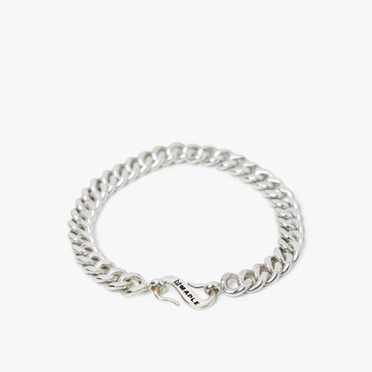 MAPLE Cuban Link Bracelet / Silver .925