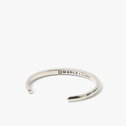MAPLE Bandana Bangle / Silver .925