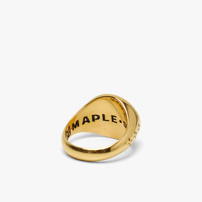 MAPLE Tubby Ring 14K Gold Plated / Mother Of Pearl