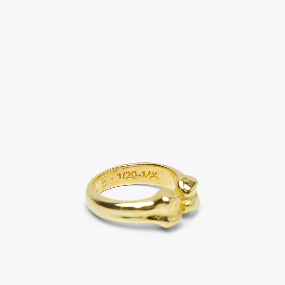 MAPLE Bone Ring / 14K Gold Plated