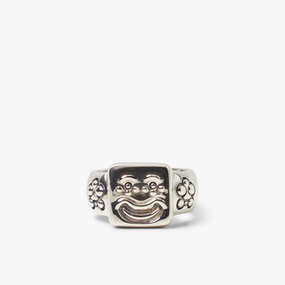 Maple Smiley Signet / Silver 925