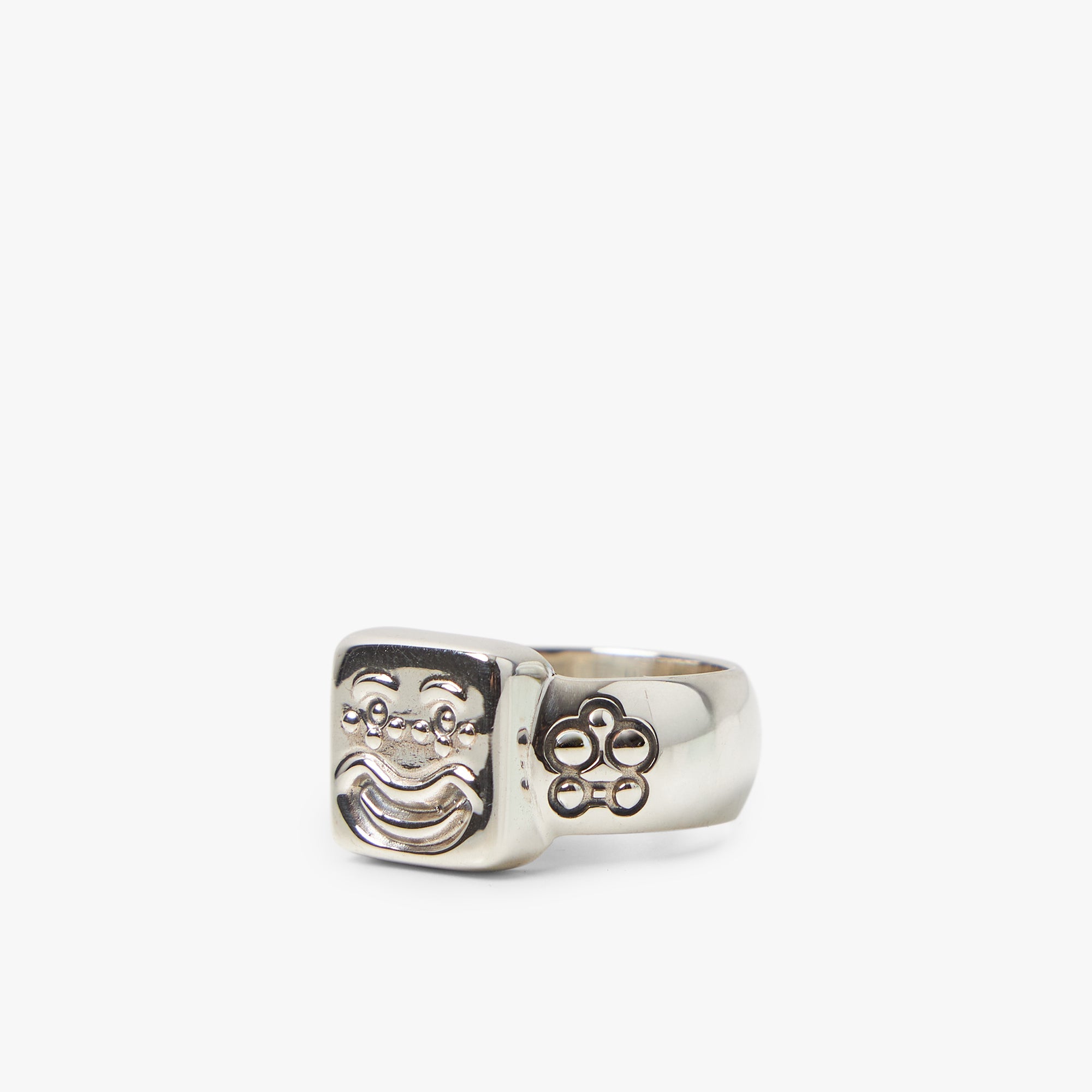 Maple Smiley Signet / Silver 925