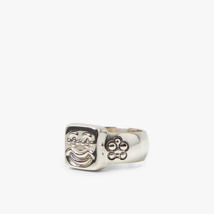 Maple Smiley Signet / Silver 925