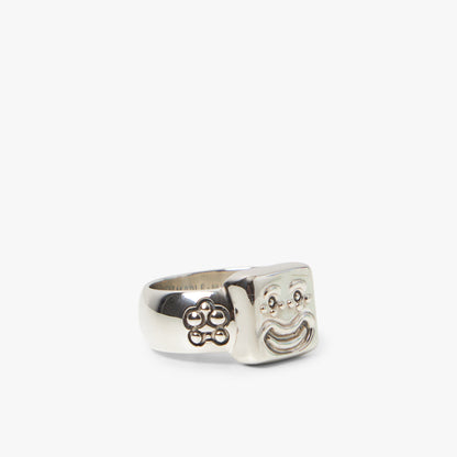 Maple Smiley Signet / Silver 925