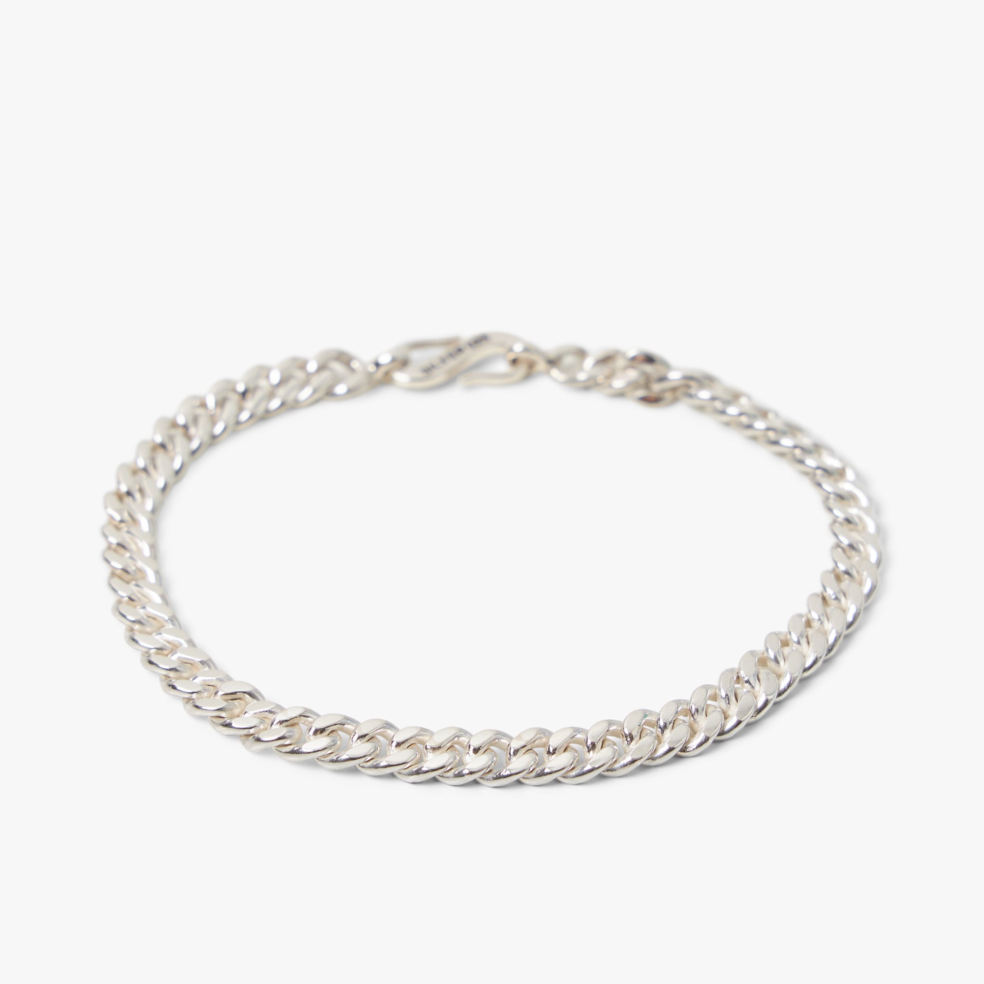 Maple Cuban Link Bracelet 5mm / Silver 925