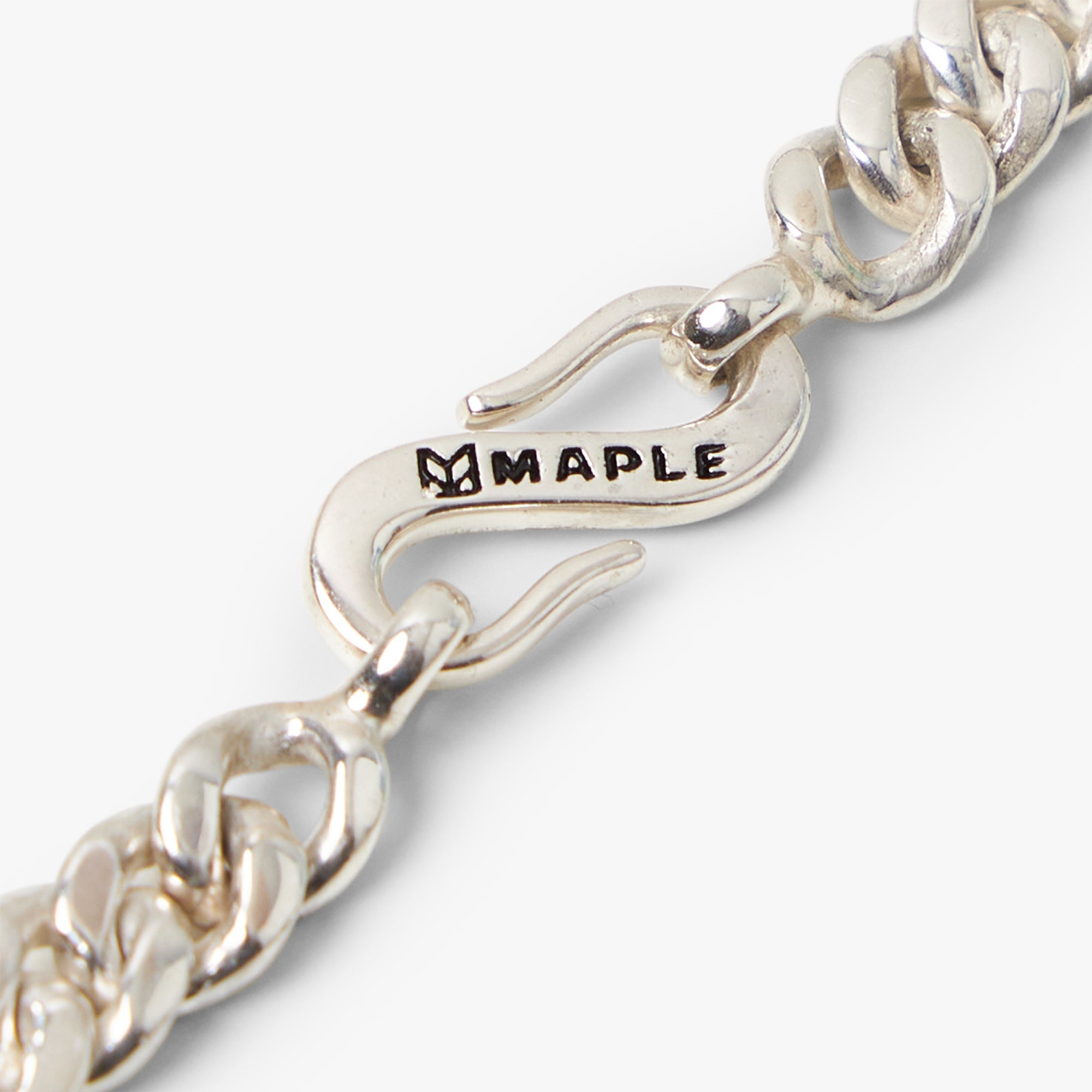 Maple Cuban Link Bracelet 5mm / Silver 925