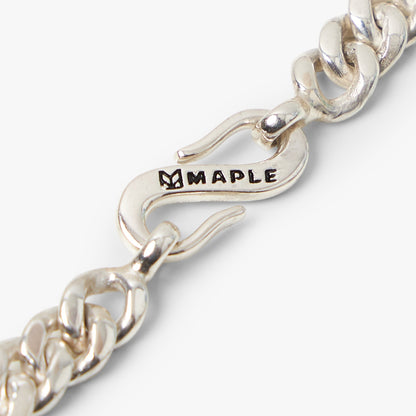 Maple Cuban Link Bracelet 5mm / Silver 925
