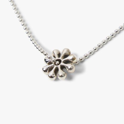 Maple Orbit Pendant with Ball Chain / Silver 925