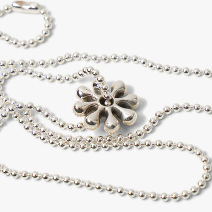 Maple Orbit Pendant with Ball Chain / Silver 925